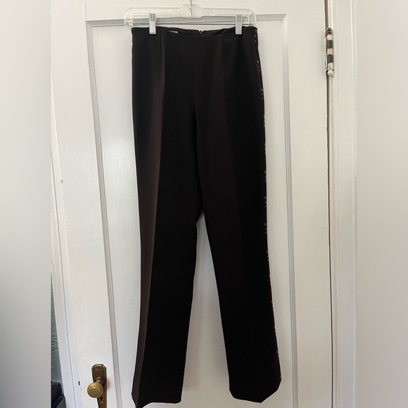 ‼️FINAL MARKDOWN‼️Alberto Makali 2 Brown Pants With Bronze “Stud” Detail. - Picture 7 of 8